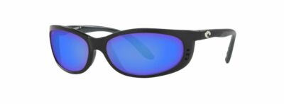 NEW Costa Del Mar Fathom Black Frame w/ Blue Mirror Glass 580G Lens FA11OBMGLP