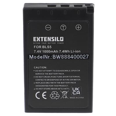 Battery for Olympus OM-D E-M10 II E-M10 Mark II E-M10 Mark III E-M10  1000mAh UK