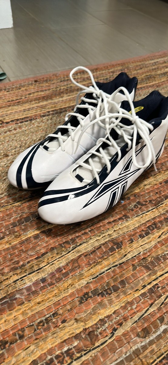 REEBOK Men Size 13.5, NAVY/WHITE NFL PRO BURNER SPEED 