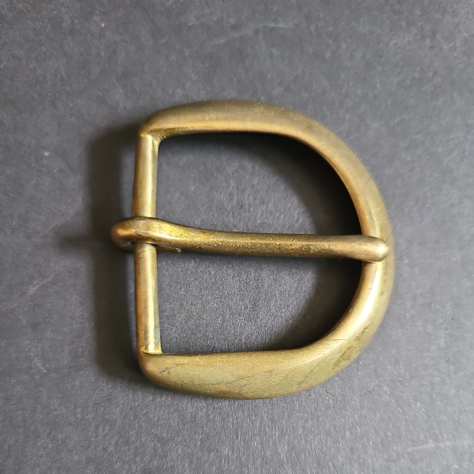 Vintage Solid Brass Basic Belt Buckle Made in Jap… - image 1