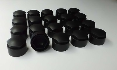 20 Original Audi Kappen für 17 er Radschrauben Schwarz 4M0601173E