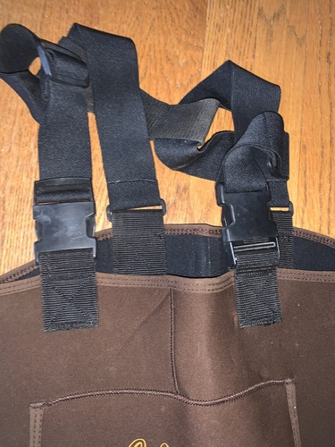 Cabela's Classic Series II Brown Neoprene Felt Sole Boot Foot Waders MR ❤️tw11j3 - Picture 6 of 10