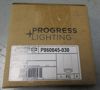 NEW PROGRESS LIGHTING P860045-030 WHITE