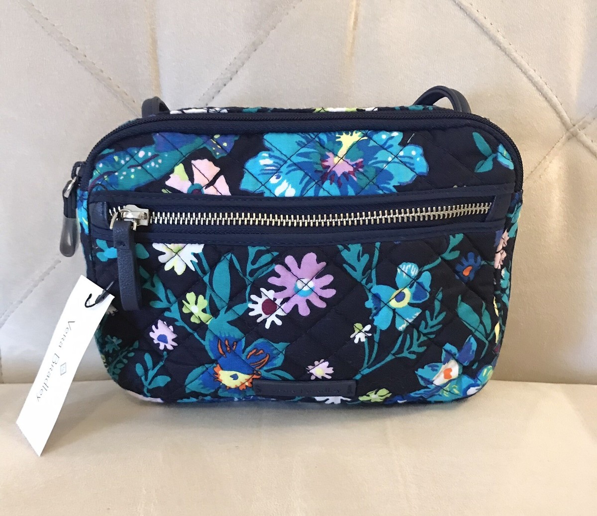 Vera Bradley Moonlight Garden Sling Bag - Blue Vera Bradley Moonlight Garden Small Crossbody Bag NWT | eBay main image 3
