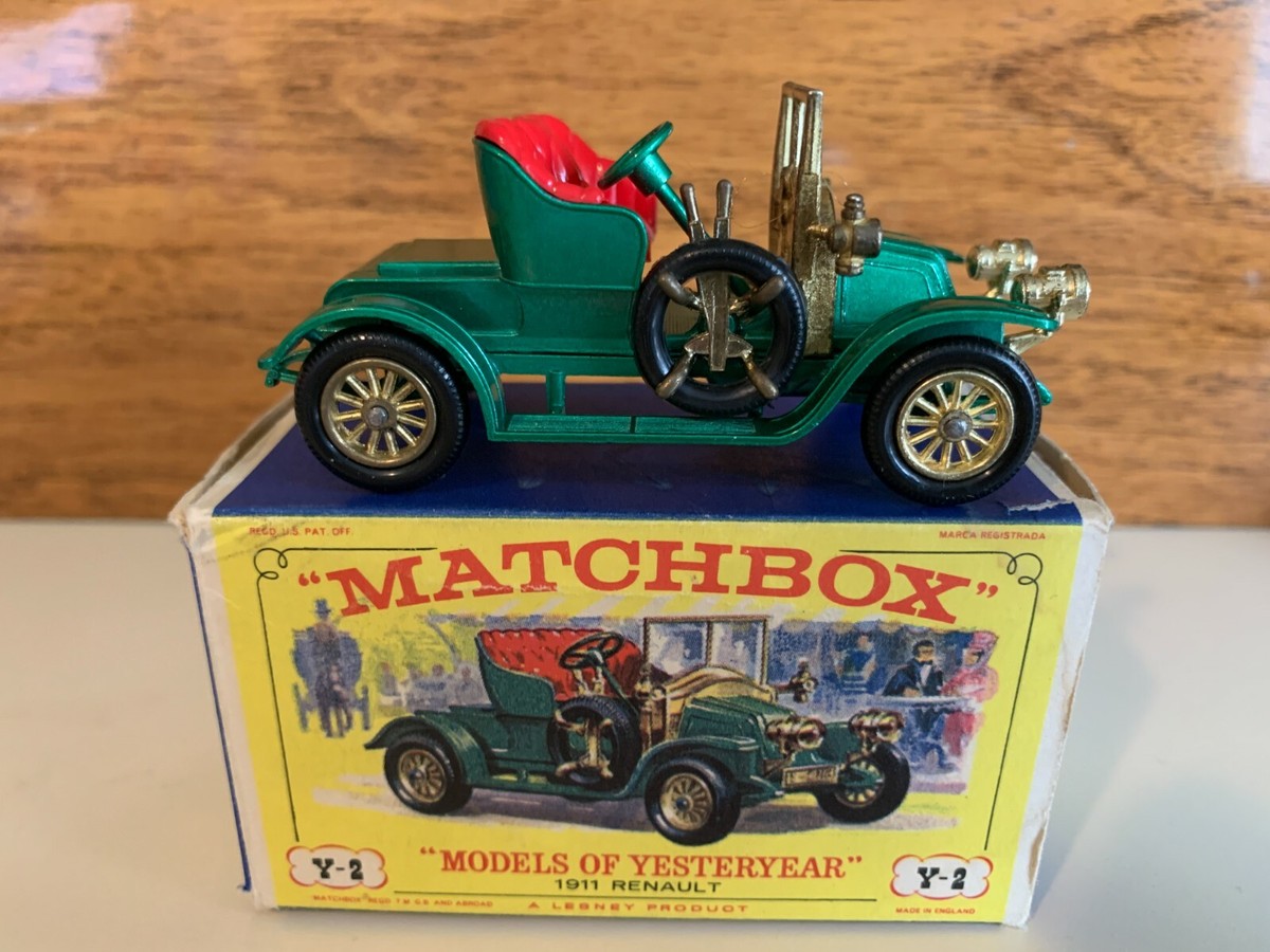 (1550)マッチボックス Y-2 1911 ルノー Matchbox Models of Yesteryear Y-2 1911 Renault 2-Seater With