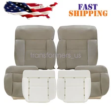 For 2005 2006 2007 2008 Ford F-150 FX2 Leather Seat Cover Front Bottom / Top Tan