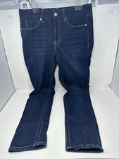 Seven7 Jeans Women Size 12 Dark Wash Tummy Less High-Rise Skinny