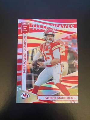 2019 DONRUSS ELITE TITLE WAVES #TW-3 PATRICK MAHOMES!! MINT!! $1 SHIPPING!!