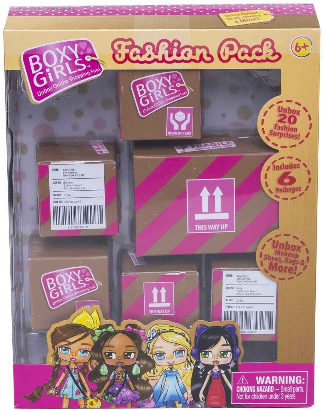 Rocco Giocattoli RCG21290786 Boxy Girls - Fashion Pack