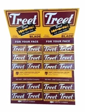 200 Treet Carbon "Black Beauty" double edge Safety razor Shaving blade 20% Extra