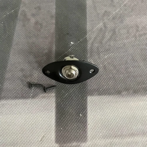 Electric Guitar Jack Plate Input Output Jackplate Oval For Telecaster，Les Paul
