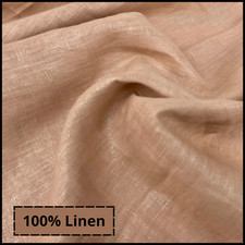 100 italian flax linen fabric by the yard sewing clothing for embroidery ROSE