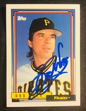 Pittsburgh Pirates BOB WALK signed auto autographed 1992 TOPPS card 1980 WSC