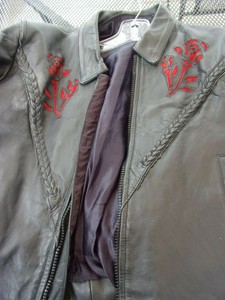 casaco biker camurça