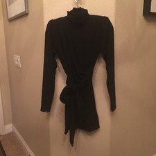 Brand New!! SKAIST TAYLOR Black Dress W/ Wrap Around Size 0