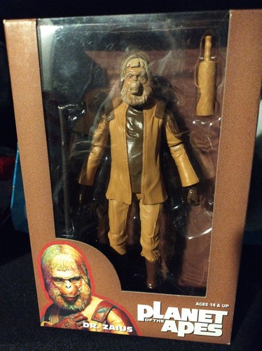 2014 NECA Planet Apes Zira Zaius Cornelius Ursus Gorilla Soldier 7' MOC FREE S/H - Picture 12 of 20