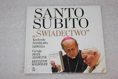Santo Subito - Świadectwo Kardynała Stanisława Dziwisza CD Mp3 new