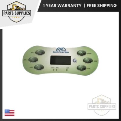 11-0145-08 Artesian Spa VL620S 6-Button Self-Adhesive Spaside Keypad Overlay
