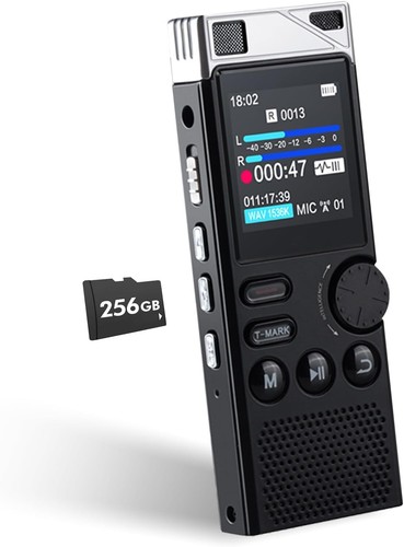 Professional 264GB WUCOTC Digital Voice Recorder - Voice Activated Recorder f...