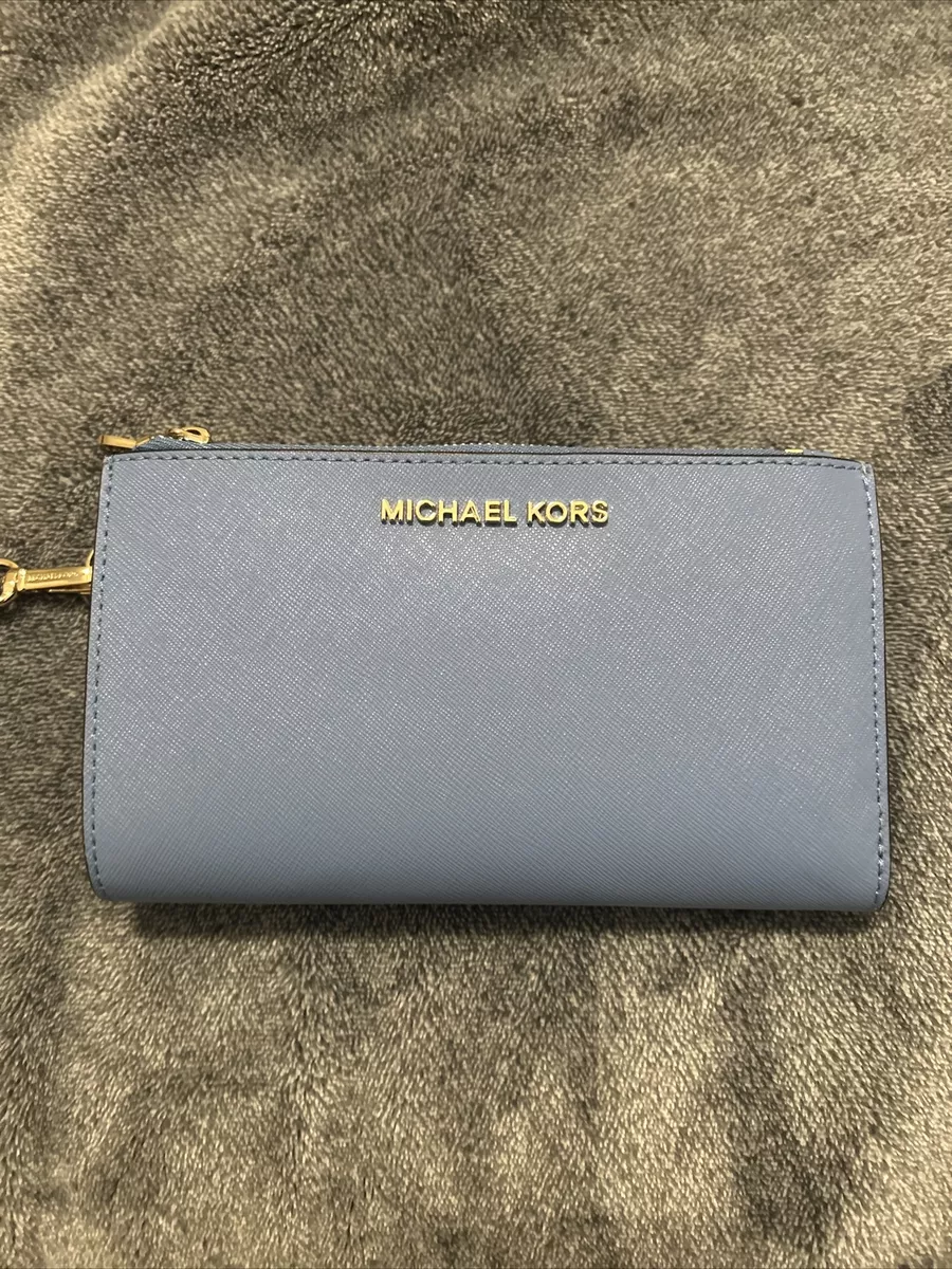 Michael kors blue store wallets