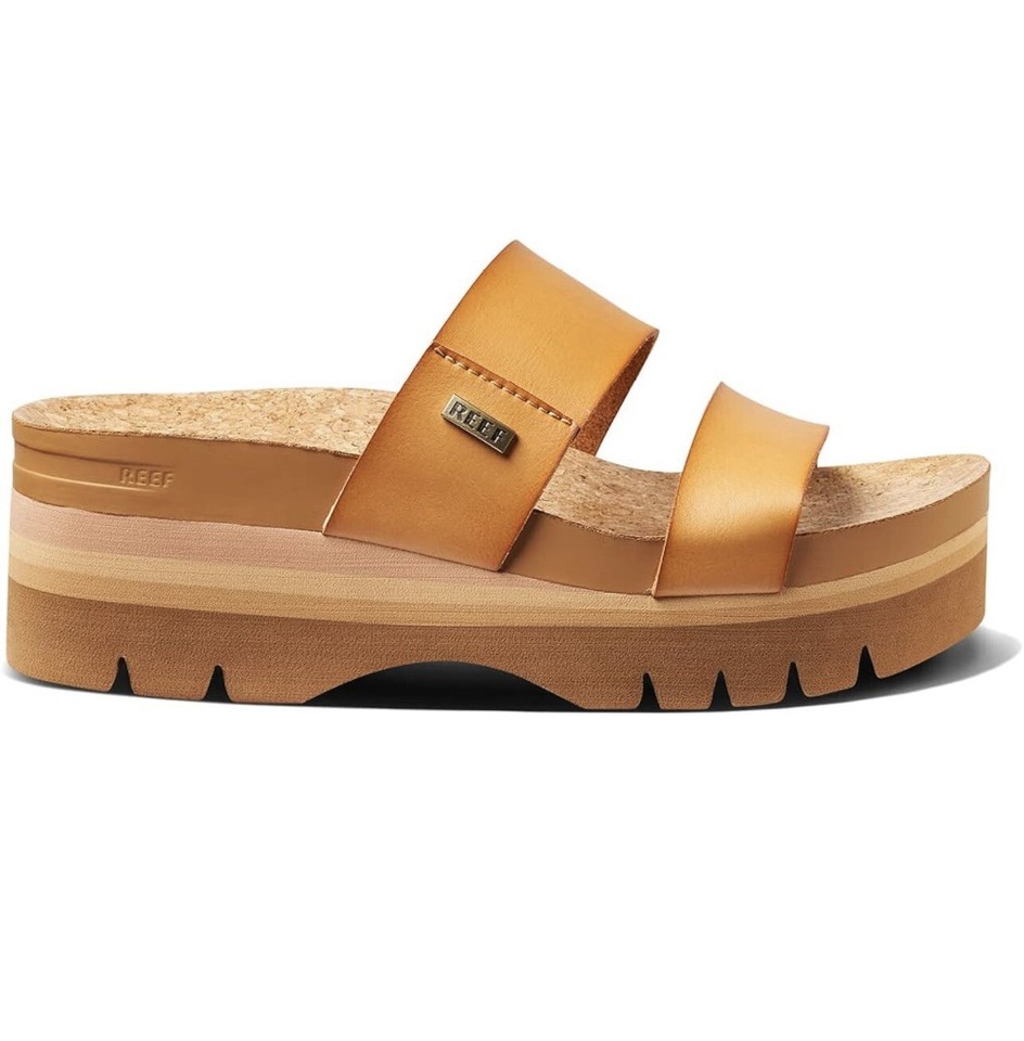 Size 9 Women’s Reef Cushion Vista Higher Vista Hi Slide Sandal