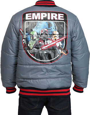 Star Wars Galactic Empire Trio Quilted Adult Jacket Galaxy