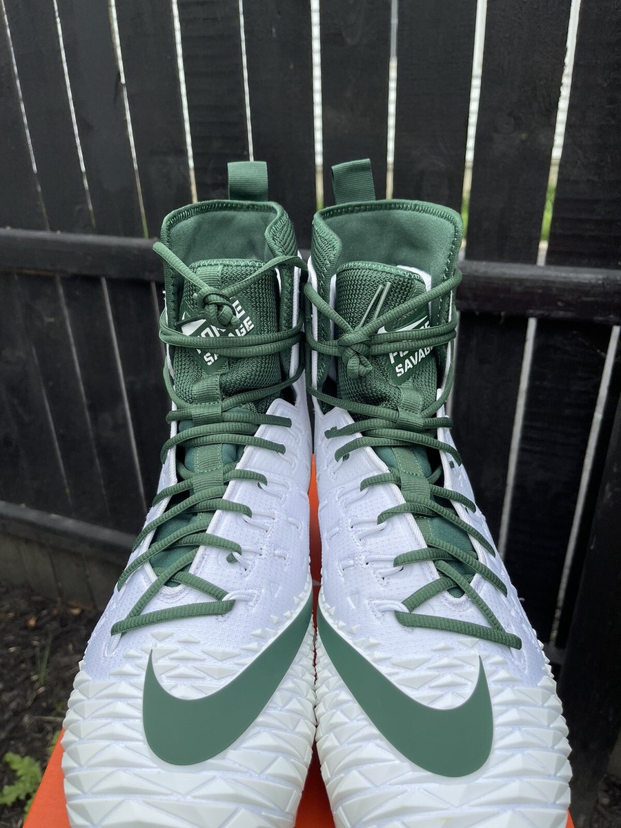 Nike Force Savage Elite Football Cleats Mens 15 White Forest Green 918345-130 Nike Force Savage Sneakers | Flight Club main image 4