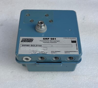 NEW FOXBORO SRP981-BIDLSINA PNEUMATIC POSITIONER