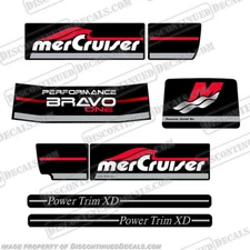 Fits Mercruiser Bravo One Performance Decal Kit