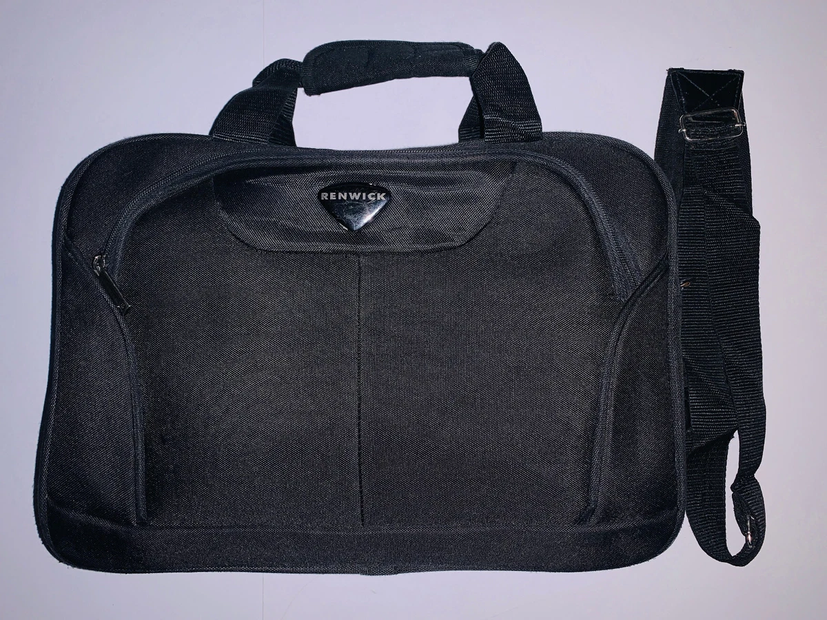 Renwick Travel Trip Robust Luggage Bag Black Color Used See Pics