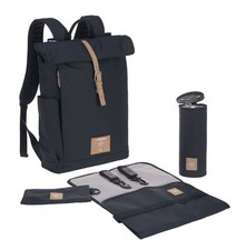 Lässig Green Label Rolltop Backpack Wickeltasche Rucksack Night Blue dunkelblau
