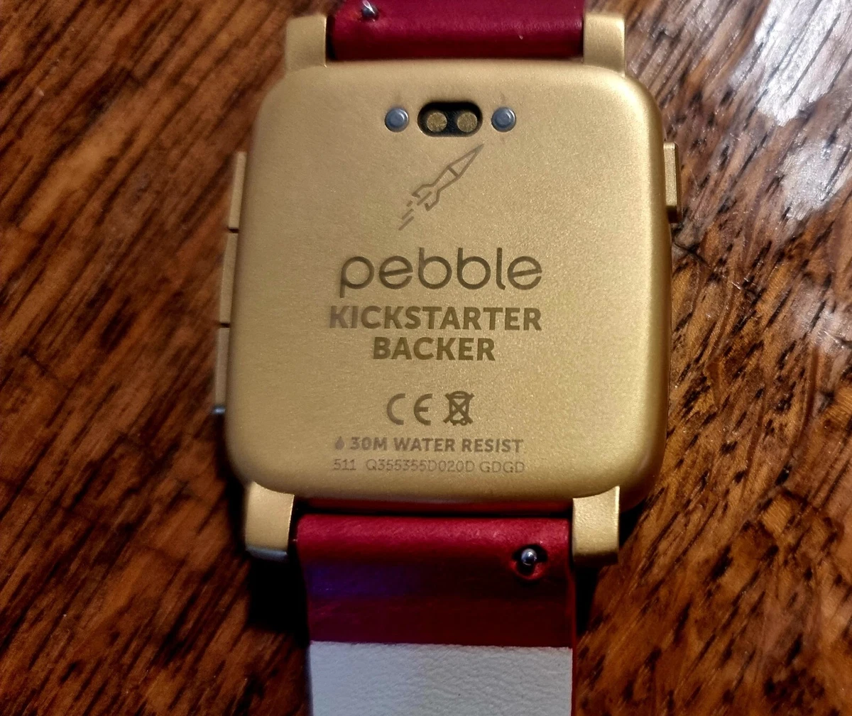 Pebble time steel smartwatch Kickstarter edition /Very rare piece