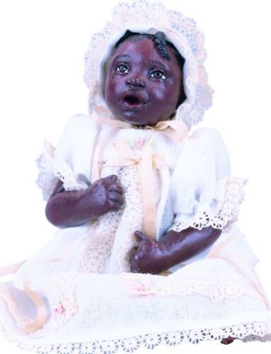 ABC KayKay  African American New Resin Baby Girl Doll - Picture 1 of 1