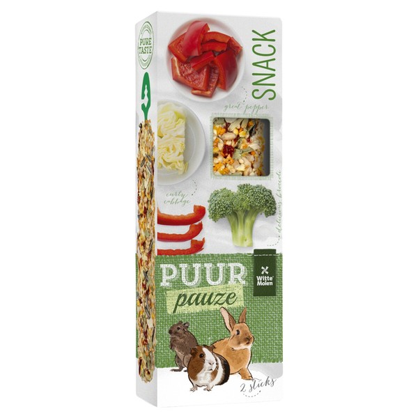 Witte Molen Puur Pauze Sticks Paprika & Brokkoli 110 G, Uvp 2,99 Eur, Neu-image