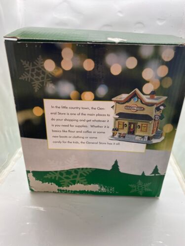 Holiday Time Victorian Village Lighted Christmas House with Light General Store - Picture 3 of 5