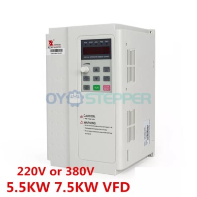 5.5KW /7.5KW 380V/220V VFD Variable Frequency Drive For Engraving Machine DZB612