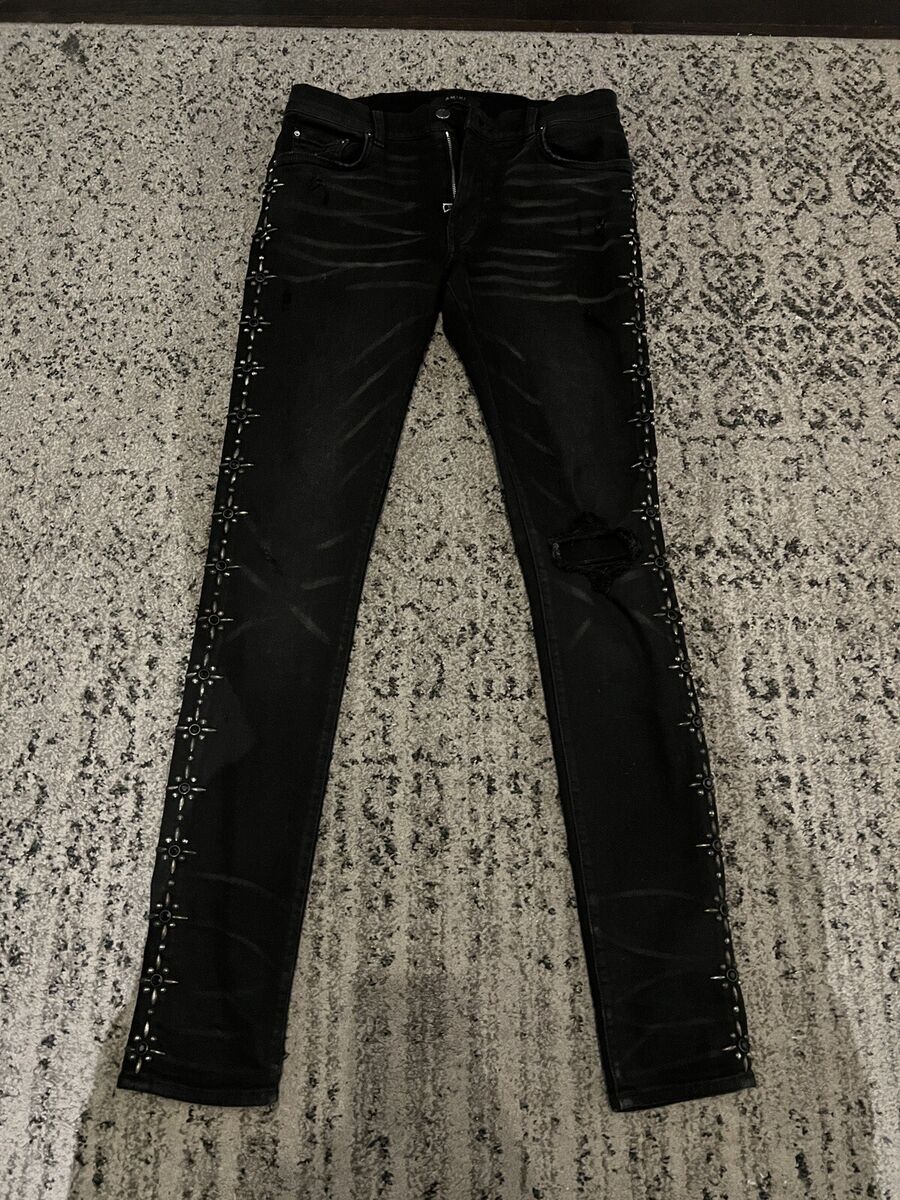 Amiri Side Studded Broken Jeans Size 31 | eBay Amiri Side Studded Broken Jeans Size 31 | eBay