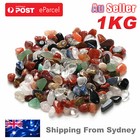 1KG Chip Bulk Mixed Stone Jewelry Natural Tumbled Gemstone Crystal Quartz  Craft