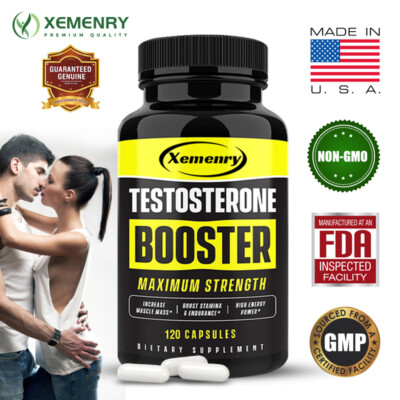 Testosterone Booster 1484mg - Increase Energy, Improve Muscle Strength & Growth