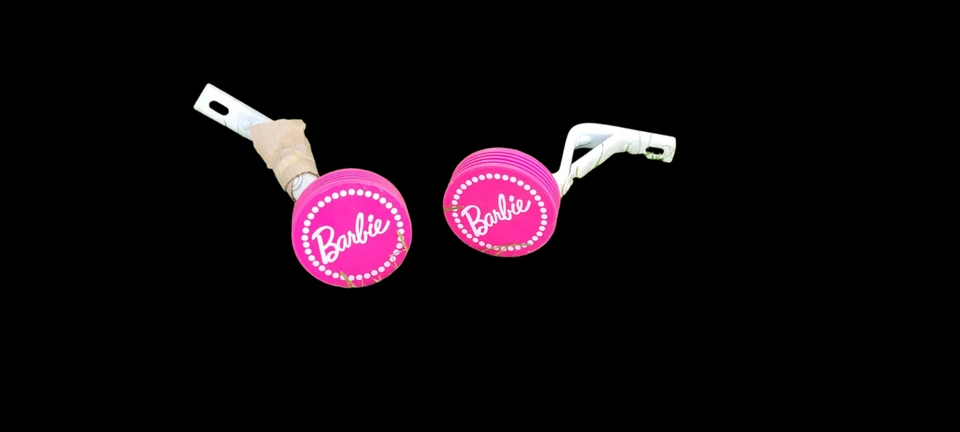 Barbie Kinderfahrrad 16 zoll Mädchen gebraucht fahrbereit mit Stützrädern - Bild 2 von 2