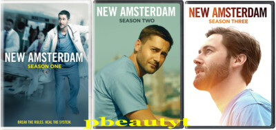 New Amsterdam Series Complete Season 1-3 One Two Three DVD Sets