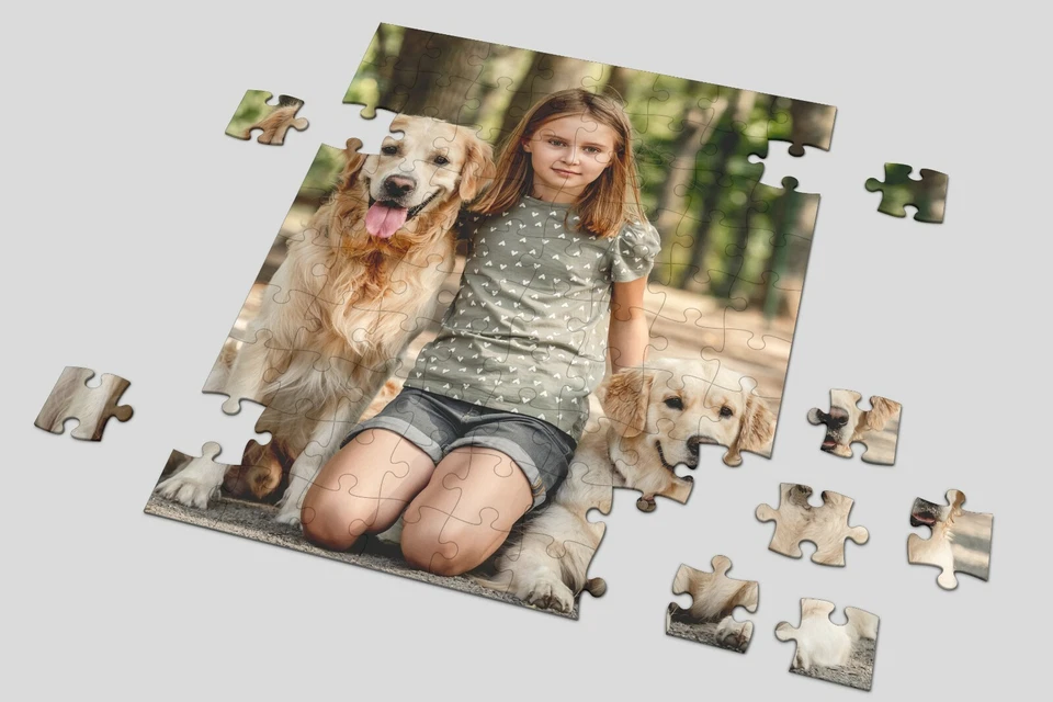 PUZZLE PERSONALIZADO foto, 7,8"x11,5"-120 PEÇAS, melhor presente - Imagem 3 de 4