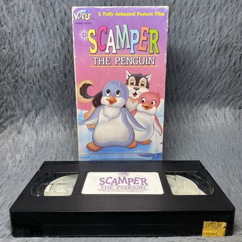 Scamper The Penguin VHS Tape 1989 Just For Kids Home Video Animated ...