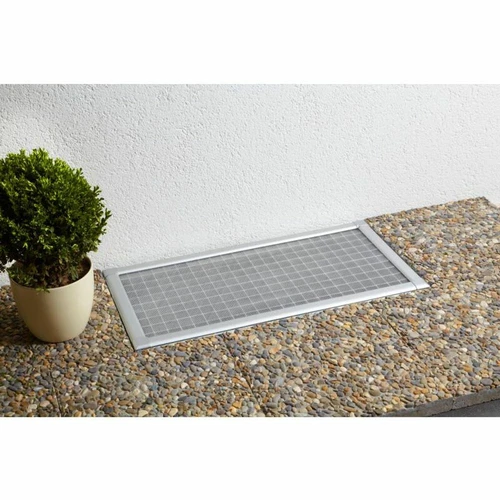 Kellerschachtabdeckung max. 115x60cm zuschneidbar Deckel Schutzgitter Alu-Rahmen