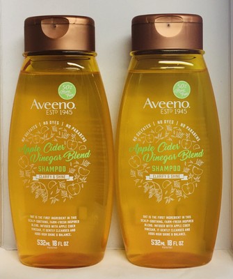 aveeno apple cider vinegar blend shampoo