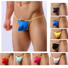 MCT Transparenter Rio String Tanga Briefs Thong BULGE POUCH 5 Farben in S - 2XL