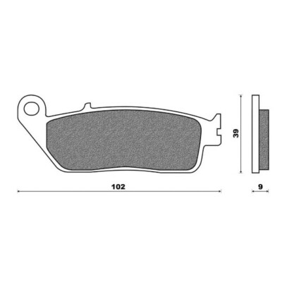 HONDA FJS 400 SILVER WING 2006 DF007W Disque Frein Arrière GALFER