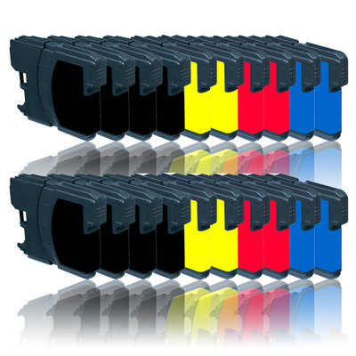20x Tintenpatronen kompatibel für BROTHER LC980 LC1100 Drucker MFC 6690CW 6890