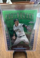 2024 Topps Chrome Update Series - Youthquake Mason Miller #YQ-99 Green Refractor