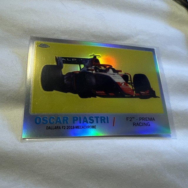 2021 Topps Chrome Formula 1 F1 OSCAR PIASTRI 1961 Refractor #T61-OP -A18